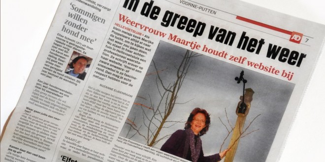 Hellevoetsluis Krantenartikel in Algemeen Dagblad 21-jan-2012