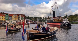 Aankomst Museumschip De Buffel - Droogdok Jan Blanken - Hellevoetsluis/NL