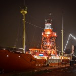 Lichtschip 12 Noord Hinder - vol in het licht - Hellevoetsluis/NL