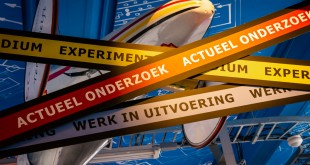 Expositieruimte "Amazing Technology", met tal van eindproducten van studentenprojecten.